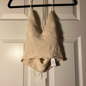 ZARA knitted crop top